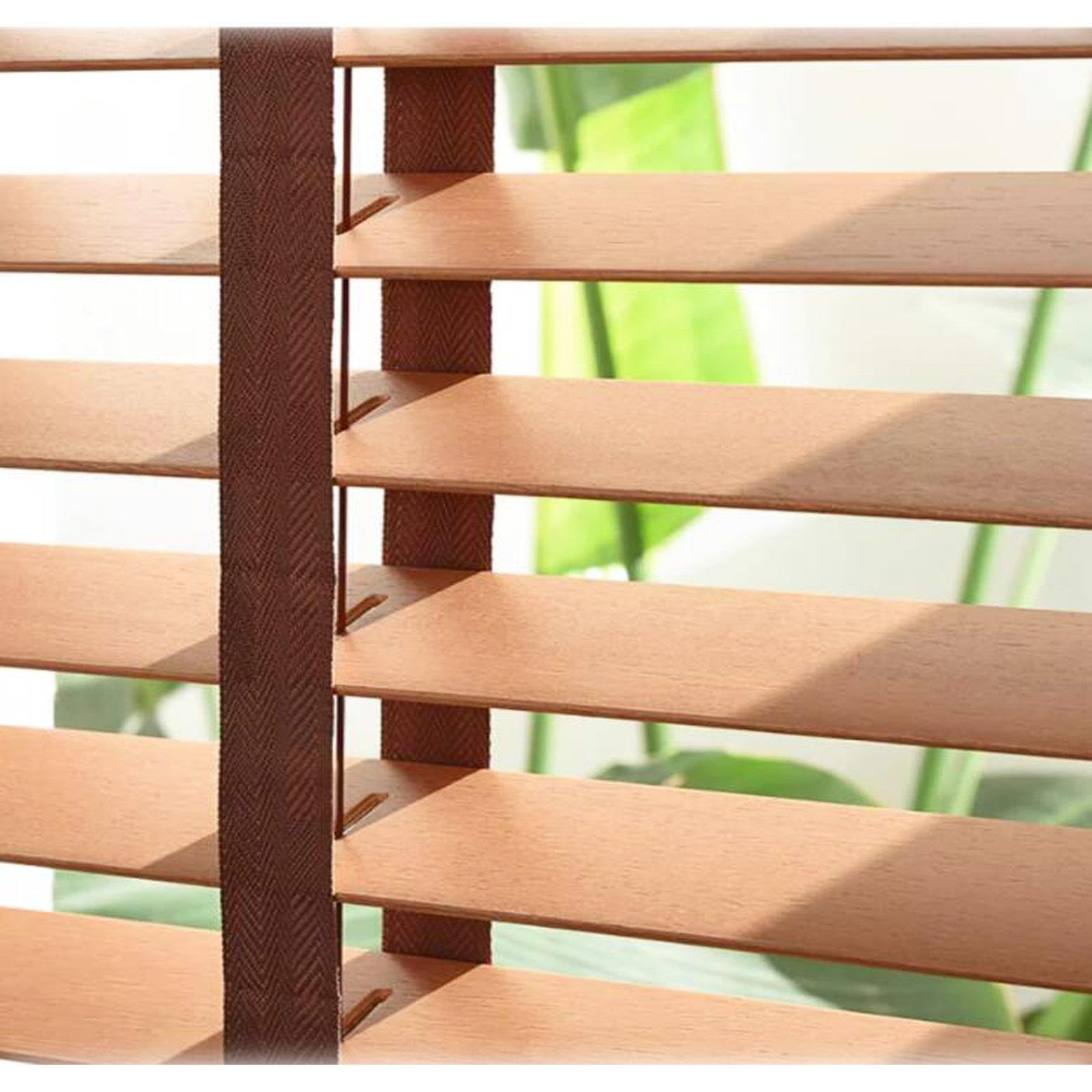 Window Blinds,Wooden Blinds 40cm 60cm 75cm 80cm 90cm 100cm 110cm 145cm,Horizontal Privacy Shutters,Room Darkening Venetian Shades for Windows and Doors,customisable,WxH-90x120cm/35.5x47in