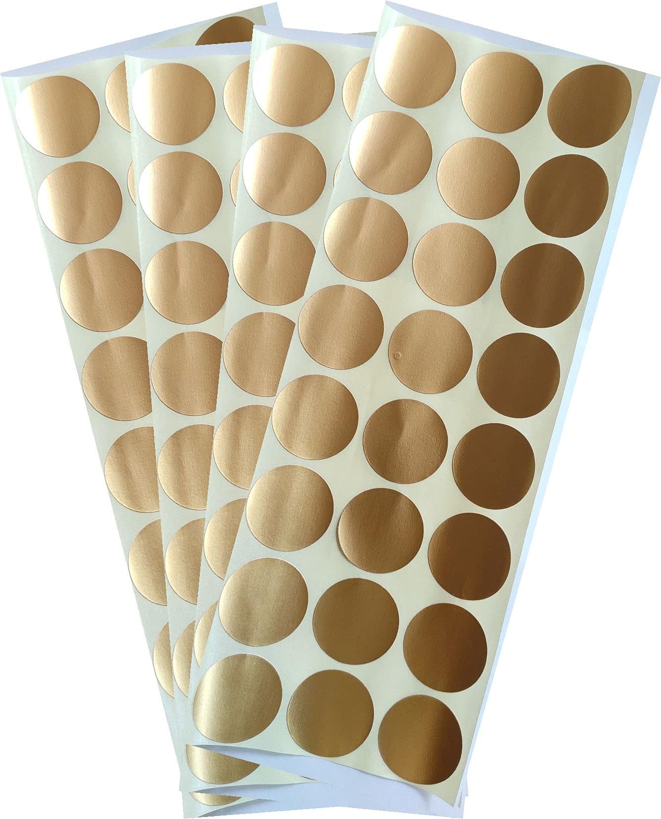 Jain Stationers 100 Gold Stickers 2.5 cm - Perfect for Envelope Closure in Invitation | Greeting or Other Messages| shagun Envelope |Stickers for Envelope Gift Art