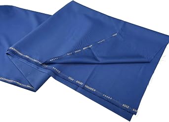 TEXTILORD Gabardine Fabric,Viscose, Fashion, Clothing, Sewing DIY Crafting Fashion Design Washable Cloth 58 Inch Wide Plain Dark Blue, 2 Yard