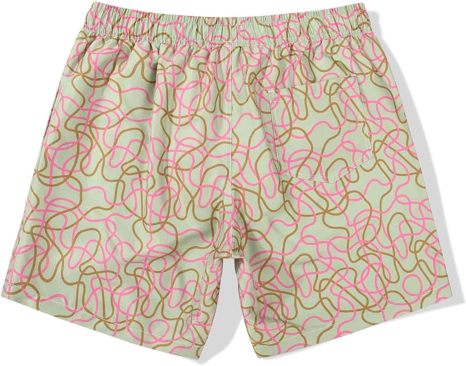 SUNDAY ROSE 3 Pack Mens Swim Trunks with Mesh Lining Quick Dry Swim Shorts Bathing Suit for Men - Image 4