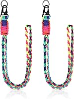 Vista 20 de Frienda Juego de 2 Cordones de Paracord de Servicio Pesado Collar de Silbatos Correa Trenzada 550 Cordón de Llavero para Actividades al Aire Libre