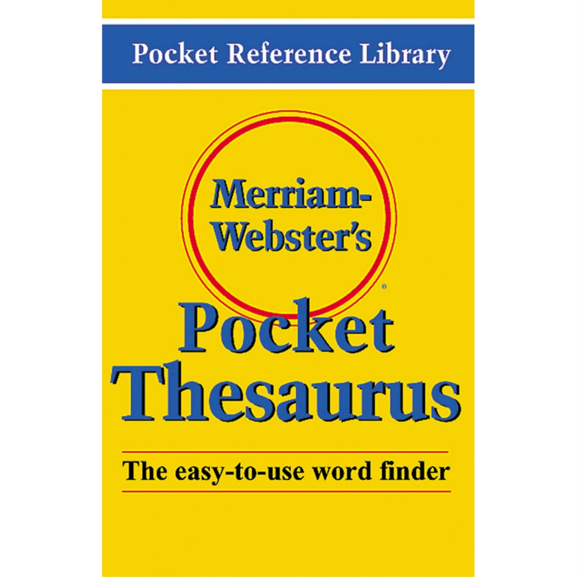 Merriam - Webster Inc. MW-524X Merriam Websters Pocket Thesaurus
