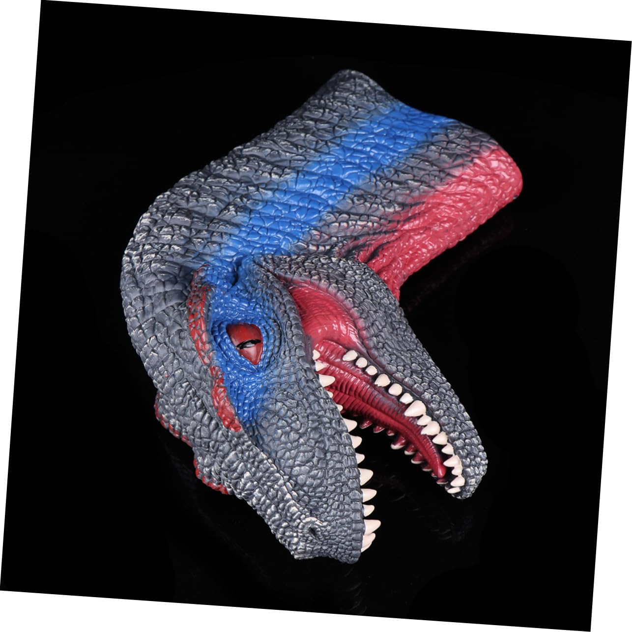 Juguete de Dinosaurio Marioneta de Mano para Niños Mandíbula Articulada y Pintura Detallada para Juego de rol y Creatividad