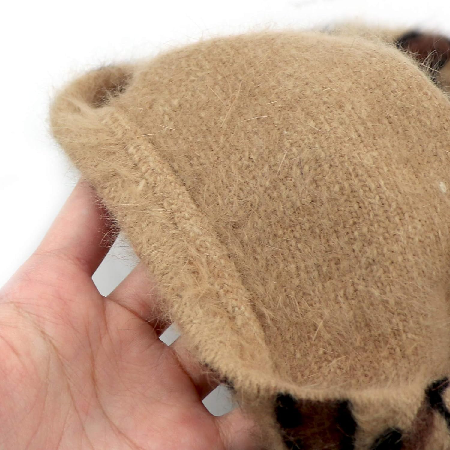 Glamorstar Women's Leopard Beret Vintage Hat