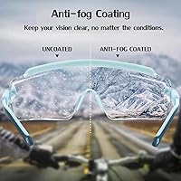 Vista 35 de UKNOW Anteojos de seguridad sobre lentes, gafas de seguridad antivaho protección ocular envolvente, gafas protectoras ANSI Z87.1