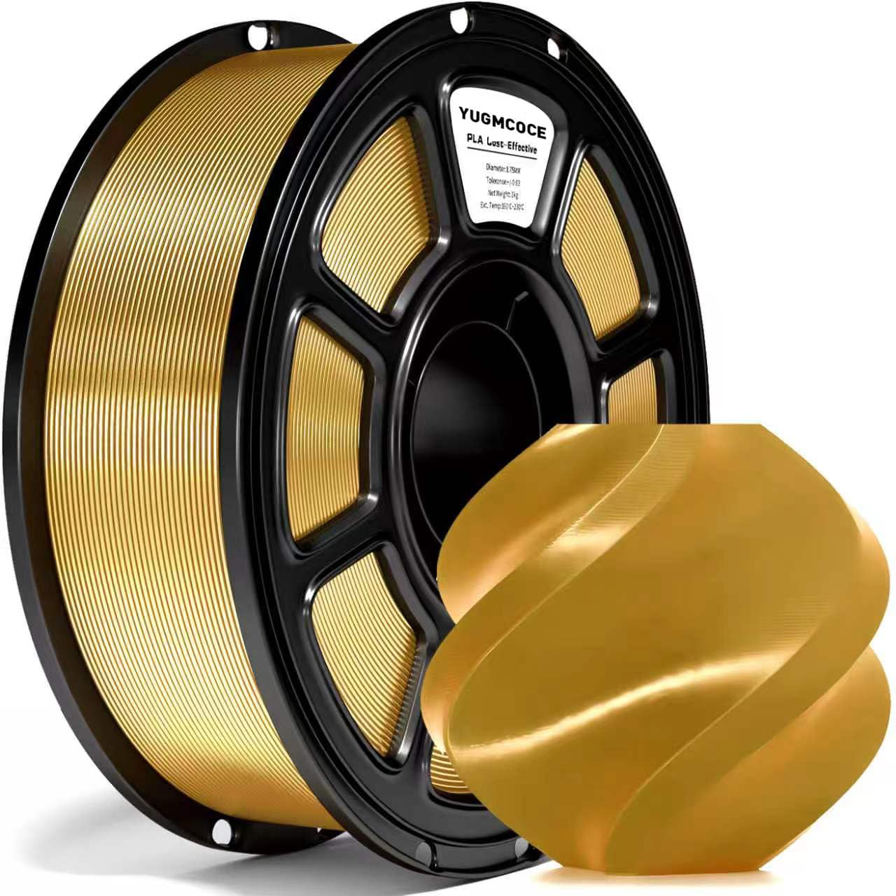 Silk PLA Filament: Glossy Finish, 1kg Spool -19 Silk PLA Filament: Glossy Finish, 1kg Spool -19