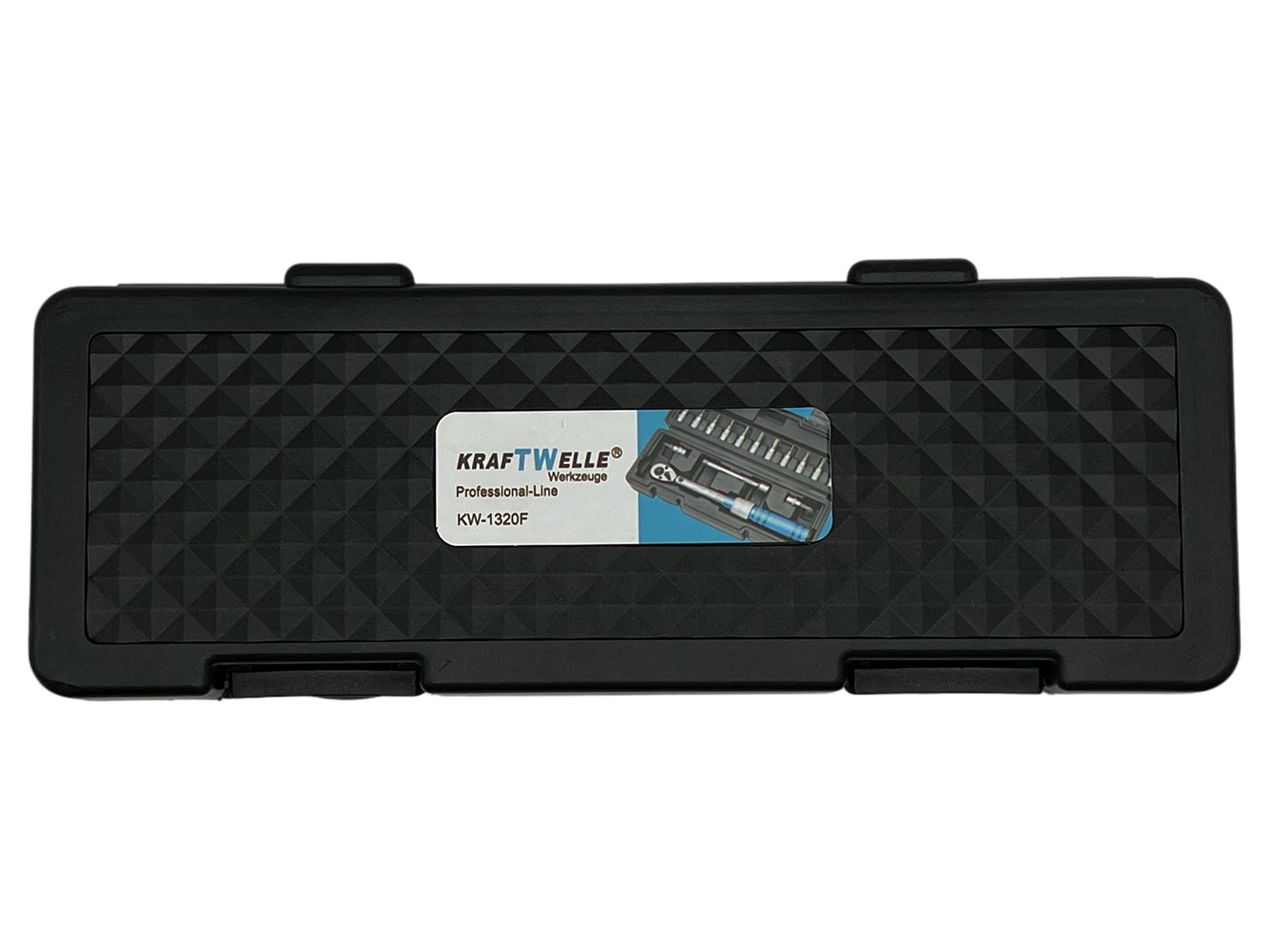 Kraftwelle Drehmomentschlüssel Set Fahrrad & Motorrad 1/4 Zoll Antrieb mit Umschaltknarre, Verlängerung, Messbereich 2-24 NM Präzisionswerkzeug inkl. Hex & Torx und PH Bits matte Optik Profi Werkzeug