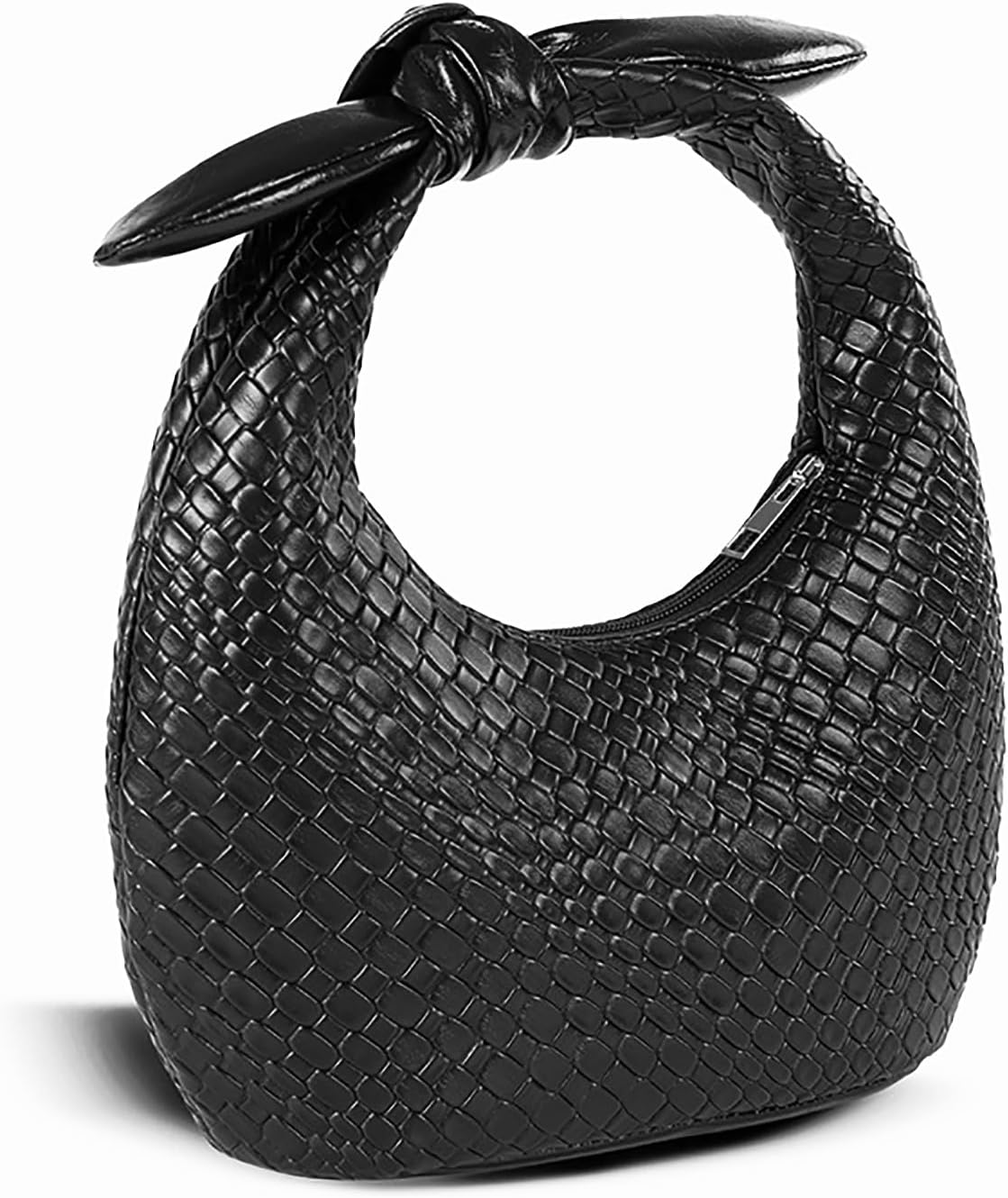 Bow Clutch Purses for Women Summer Woven Handbags Hobo Evening Bag - Image 3