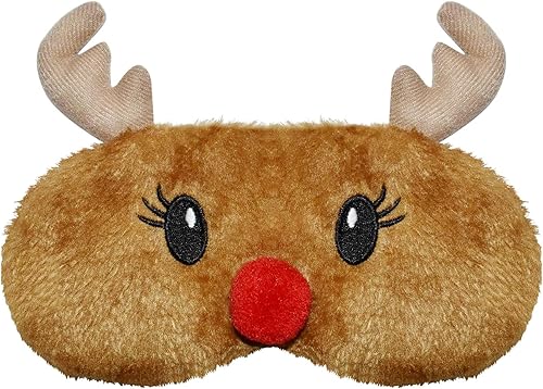 Vista 73 de Lindas máscaras para dormir, máscara de ojos de gato de dibujos animados, máscara de felpa para dormir y venda de viaje, divertida sombra de ojos