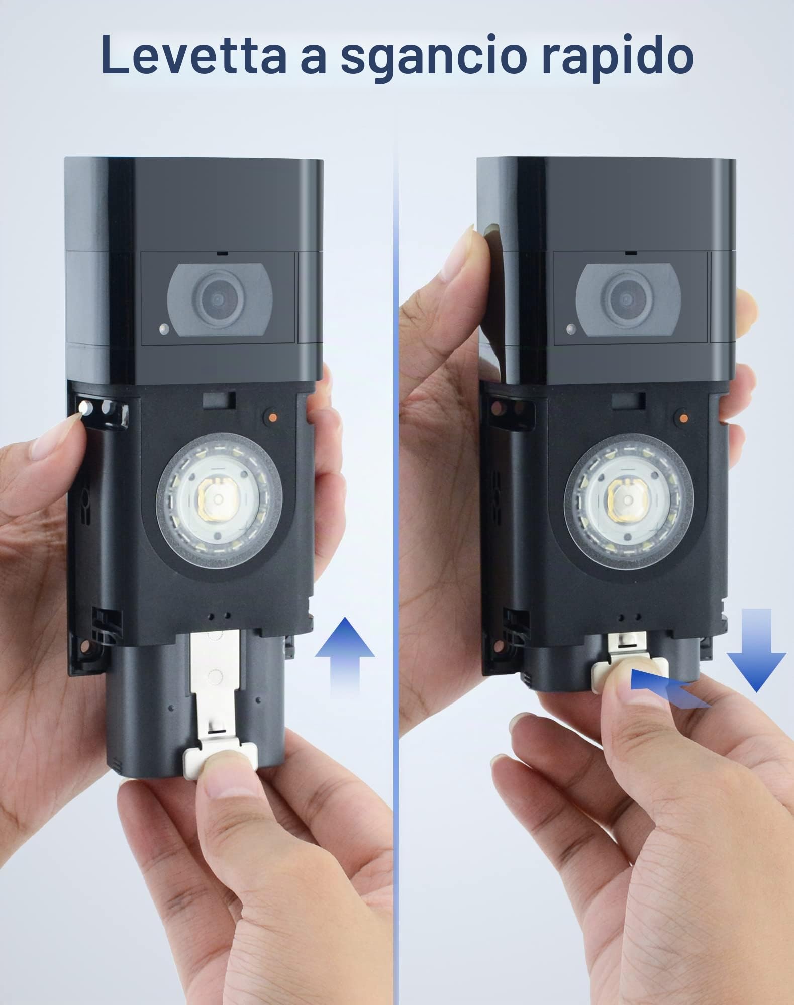 2 batterie e stazione di ricarica per Ring Video Doorbell, 3,65 V 6040 mAh, compatibile con Video Doorbell 2/3/3+/4, batteria Spotlight Cam, Stick Up Cam (generazione 2/3)
