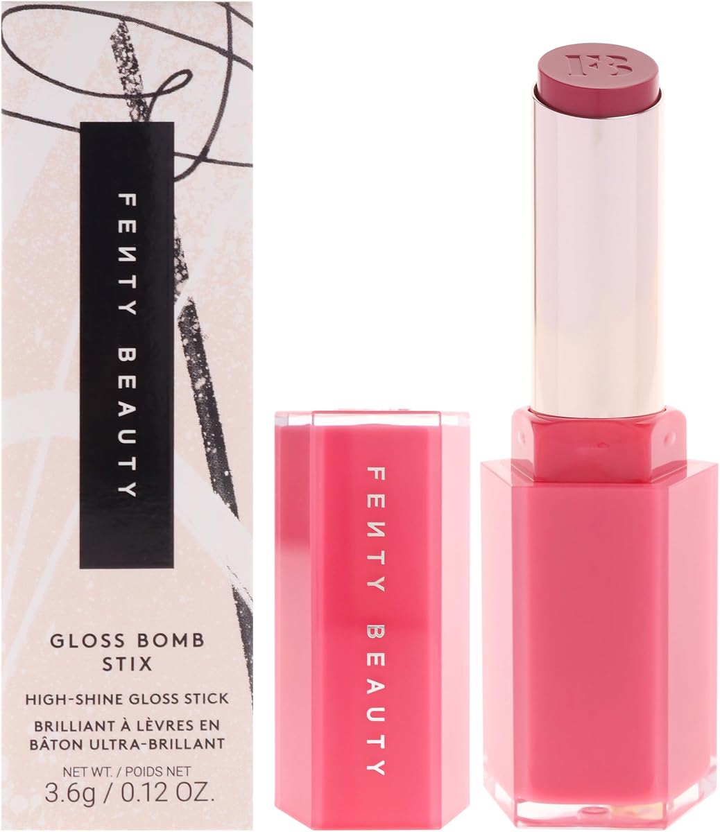 Gloss Bomb Stix High Shine Gloss - 05 High Biscus de Fenty Beauty para mujeres - Lápiz labial de 0,12 oz | HIDRATANTE