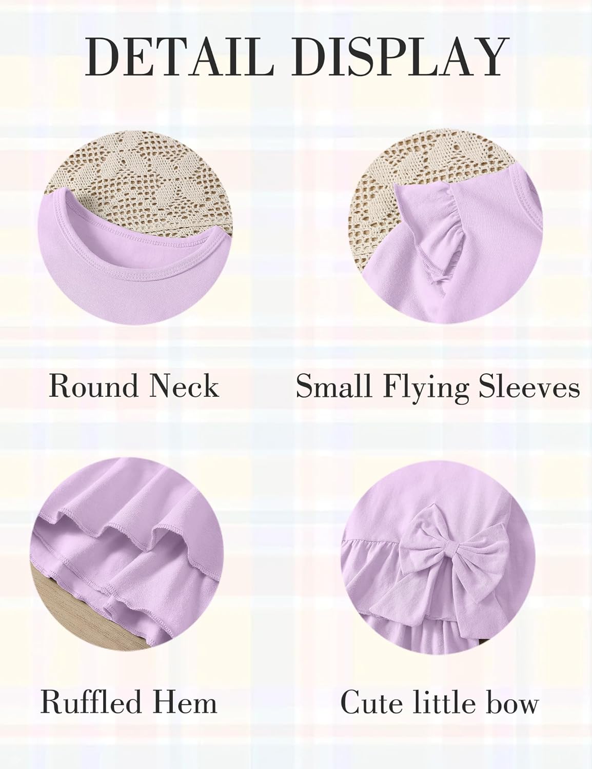 Toddler Girl Clothes Solid Color Ruffle Bowtie Top and Flare Pants Set Girls Fall Winter Outfits for 2-7 Years - Image 6