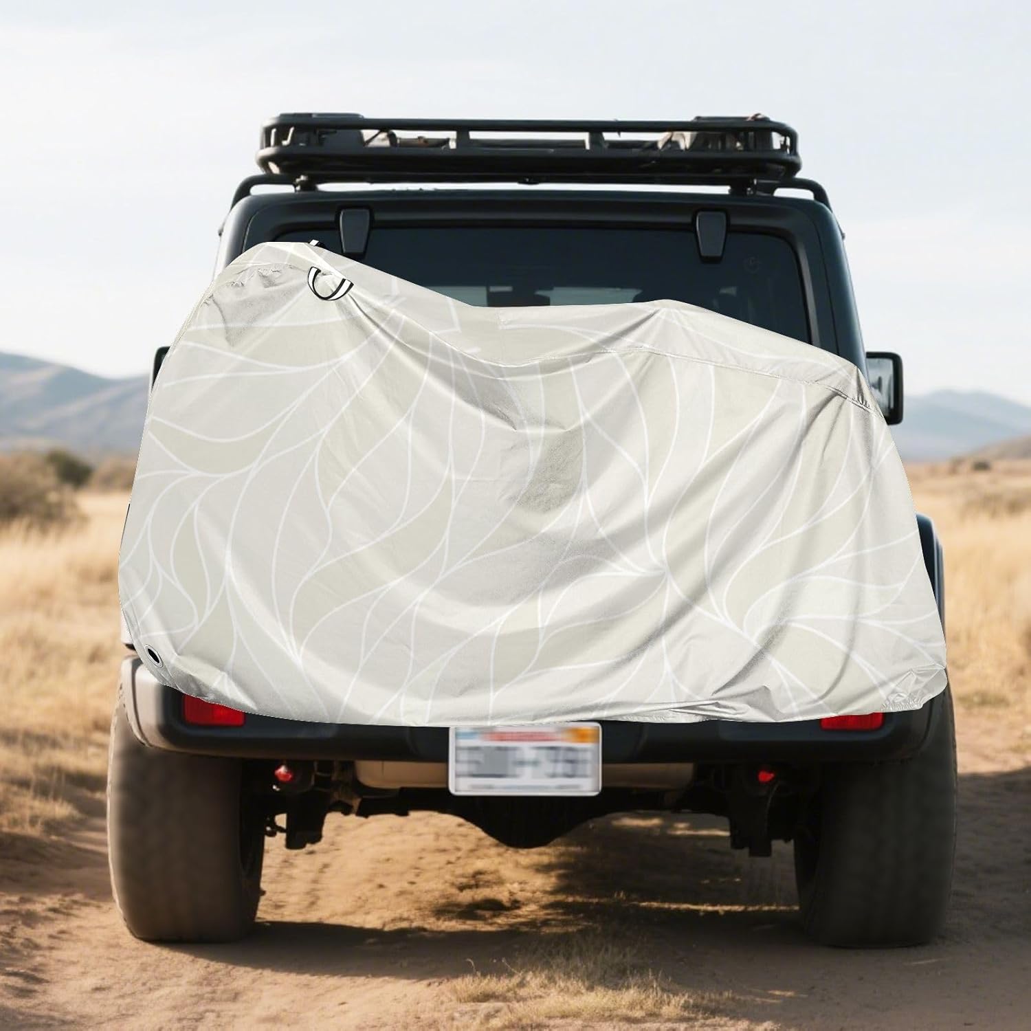 Abstract Grey White Cover for Bike Uv Resistant Motorcycle Cover Bikes Accessories