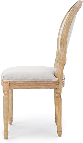 Miniatura 9 de Christopher Knight Home Phinnaeus Silla de comedor de tela beige de poliéster (juego de 2), juego de 2 piezas Beige,Verde azulado