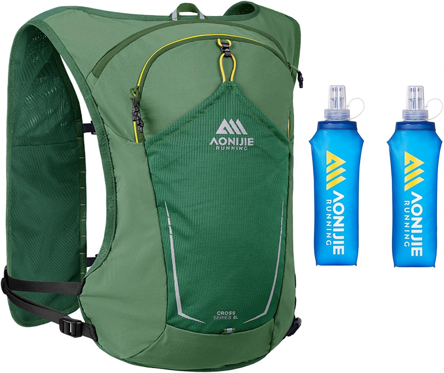 AONIJIE Running Hydration Vest Backpack 8L Bag Lightweight Vest for Trail Running Race Marathon