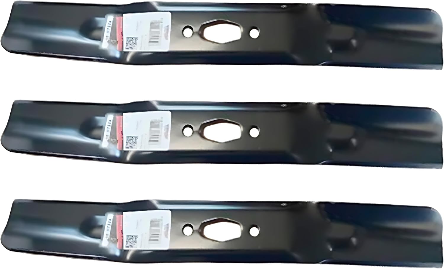 Mr Mower Parts CMXGZAM110193 CMXGZAM110194 Ultra High-Lift Blade Set Compatible with Craftsman MTD Troy Bilt Tractors and Zero-Turn Mowers - 3 Pack
