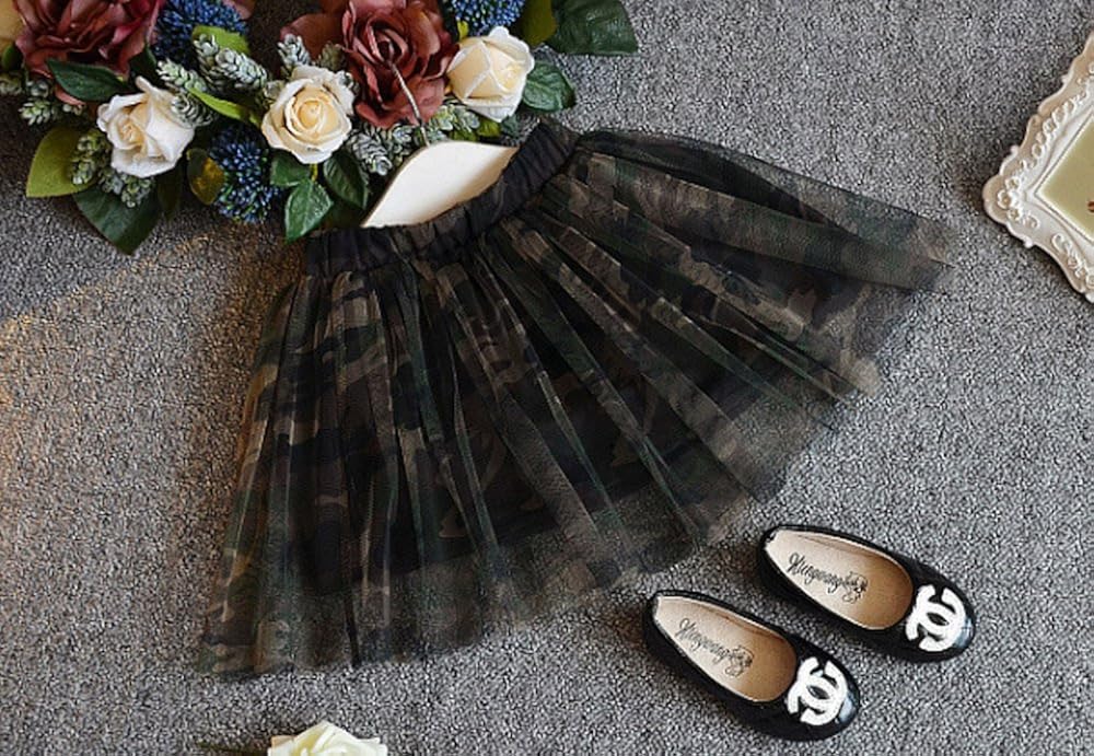 FANCYKIDS Girls Toddler Baby Kids Children's Shirt Top Cute Camouflage Camo Tutu Skirt Outfit 2 Piece Set : Clothing, Shoes & Jewelry