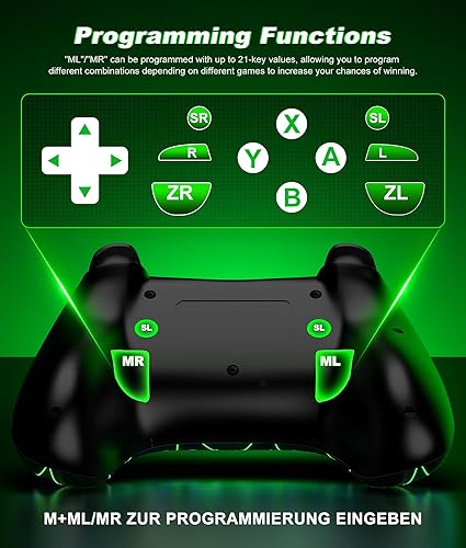 Miniatura 9 de Switch Controller, Wireless Switch Controller Compatible with Nintendo Switch 2/Swicth Controller/Lite/OLED, Wireless Switch Controllers Work with