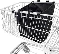 achilles Easy-Shopper Alu Összecsukható Bevásárlótáska 40L - Fekete Poliészter Bevásárlókocsi Táska 13kg Teherbírással, 33x50x38cm 1