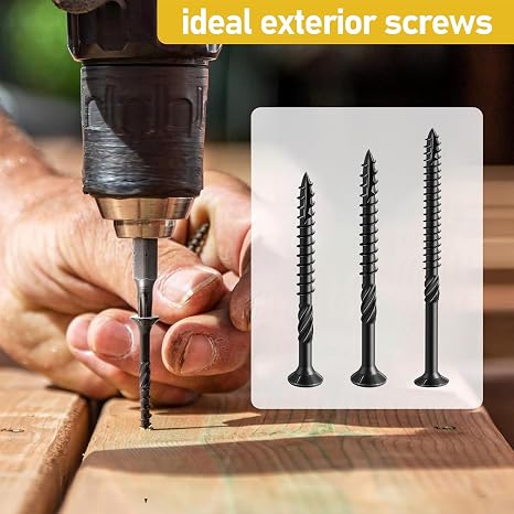 50Pcs Decking Screws 4.2 x 50mm, Torx Countersunk Wood Screws