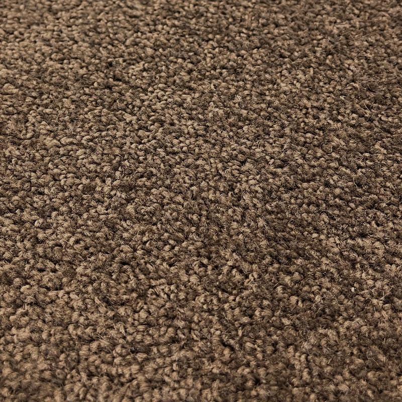 Tuda Carpets | Imperial 6.5mm Pile Budget Carpet with Felt Backing, 8.5mm Total Height | Chocolate Brown (95) – Sample