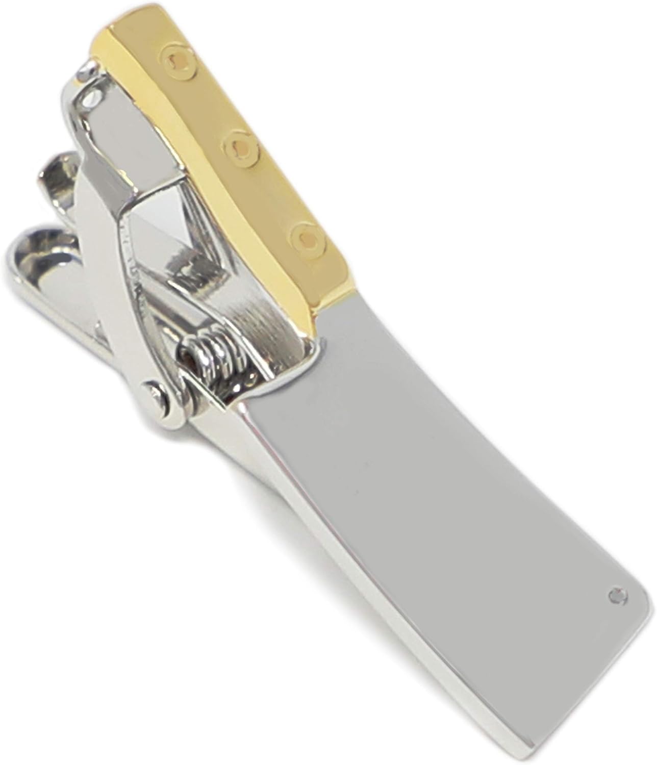 Knife Tie Clip Rhodium And Gold Plated Kitchen Knife Tie Clip In Box Knife Tie Clip Rhodium And Gold Plated Kitchen Knife Tie Clip In Box