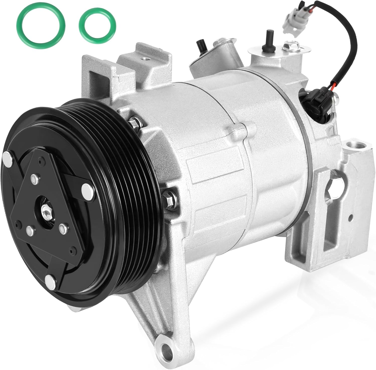 HYR Automotive Air Conditioning Compressor AC Compressor with Clutch Compatible with Nissan Maxima 2016-2023, Murano 2015-2022, 3.5L,7 grooves, Replace# 92600-5AA0A, 198667, 197667