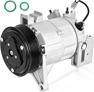 HYR Automotive Air Conditioning Compressor AC Compressor with Clutch Compatible with Nissan Maxima 2016-2023, Murano 2015-2022, 3.5L,7 grooves, Replace# 92600-5AA0A, 198667, 197667