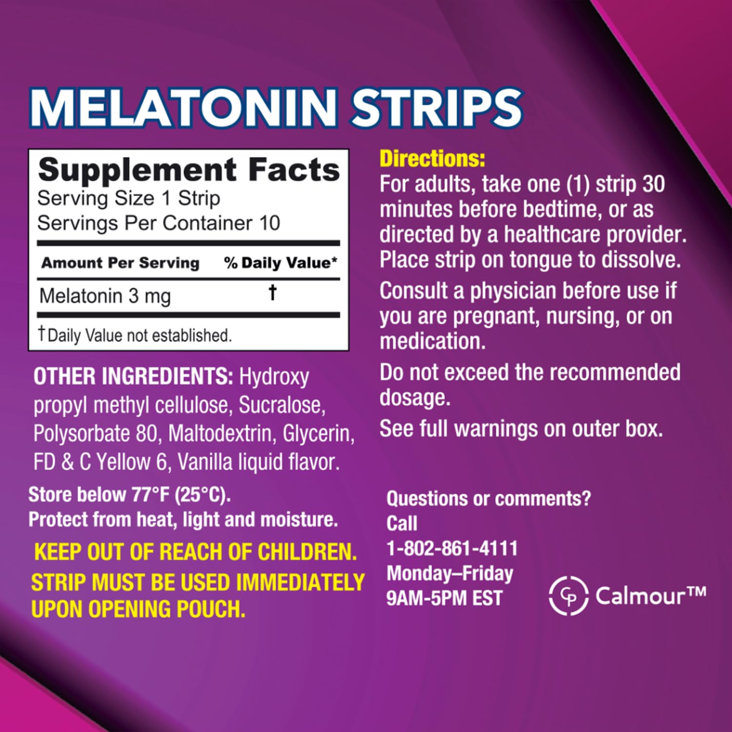 30 Oral Sleep Strips | Quick-Dissolving 3mg Melatonin Strip | Works Faster Than Gummies | Relaxation Napping Supplements | The Ultimate Sleeping Aid for Better Rest and Eye Health — Amazon image 7