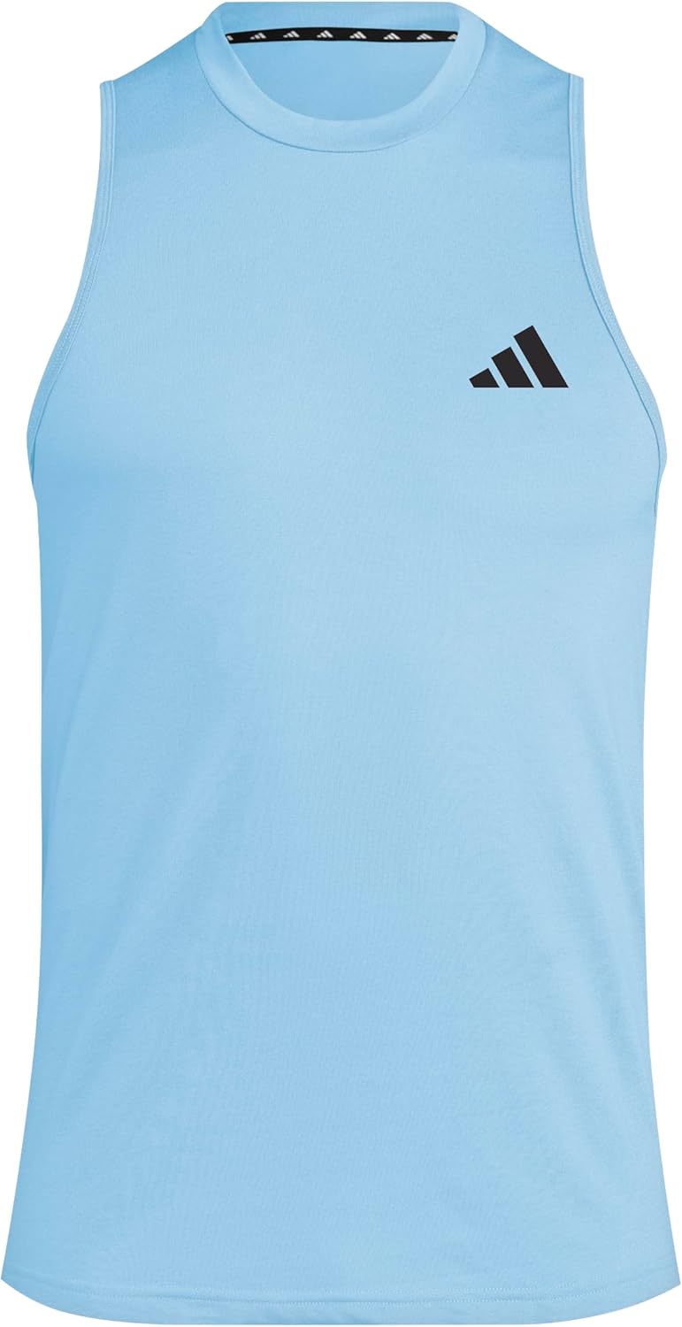 Adidas Mens Training Essentials Feel Ready Logo Sleeveless T-Shirt - Image 2