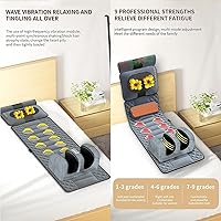 Vista 3 de COYEUX Full Body Massage Mat, 10 Motors Vibrating Full Back Massagers, with Heat 20 Neck Massage Heads, 9 Gear Massage /3 Timing Modes, for Back