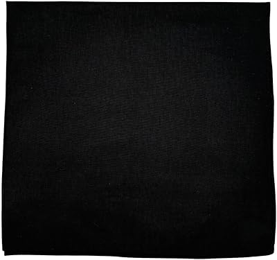MDSTYLE 100% Cotton Solid Color Bandana for Men & Women 22" x 22" Handkerchief Headband Scarf