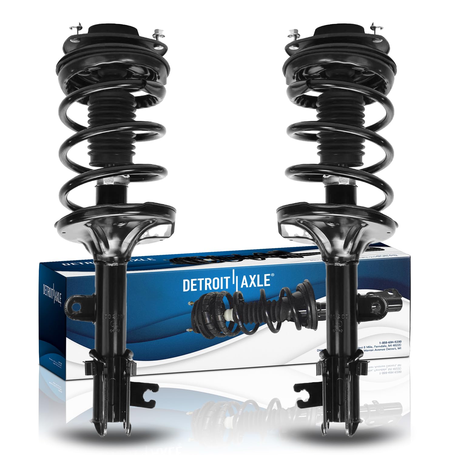 Detroit Axle - 2pc Front Struts for 05-09 Hyundai Tucson 05-10 Kia Sportage