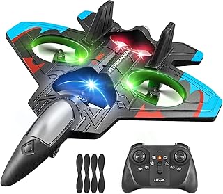 طائرة إسفنجية بجهاز تحكم عن بعد - طائرة شراعية متينة وخفيفة الوزن مصنوعة من البولي بروبيلين، مزودة بوضعين للطيران، لتوفر لعبة ممتعة في الهواء الطلق للأطفال والكبار