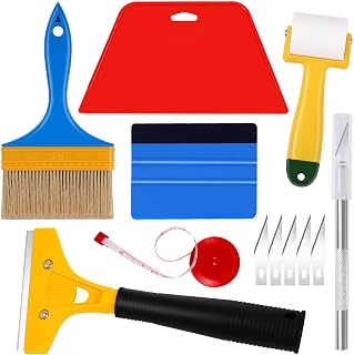 Wallpaper tools,Wallpaper Smoothing Tool Kit for Peel and Stick,Hanging Tool Kits with Squeegee Smoother,Seam Roller for Contact Paper,Vinyl Application,Wallpaper Paste