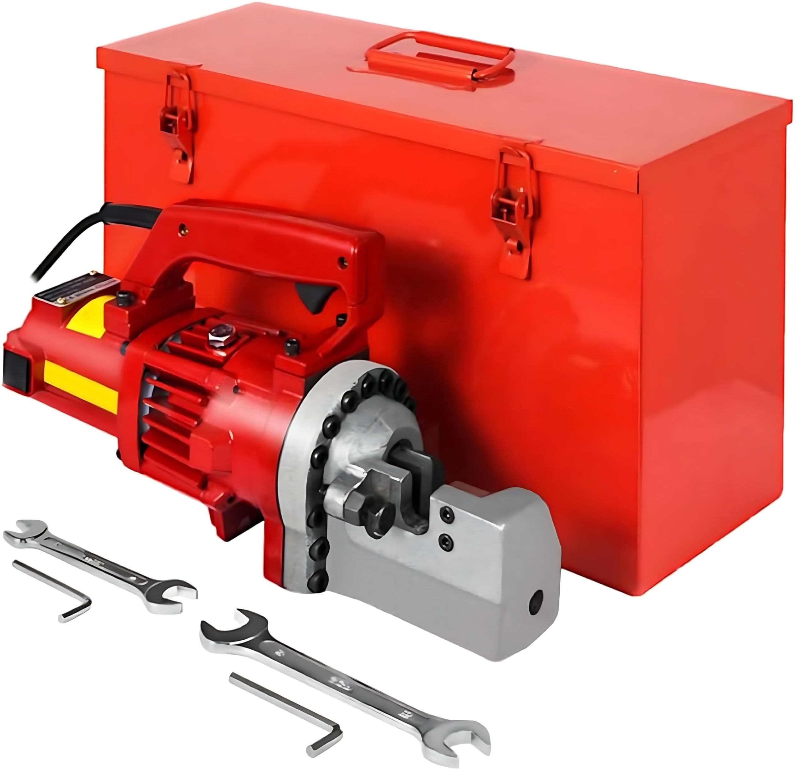 Tagliaferro Rapido Elettroidraulico - 1250W Rame, Taglio #3-#6 in 3,0-3,5s, Custodia Inclusa per Cantieri Stradali e Industriali