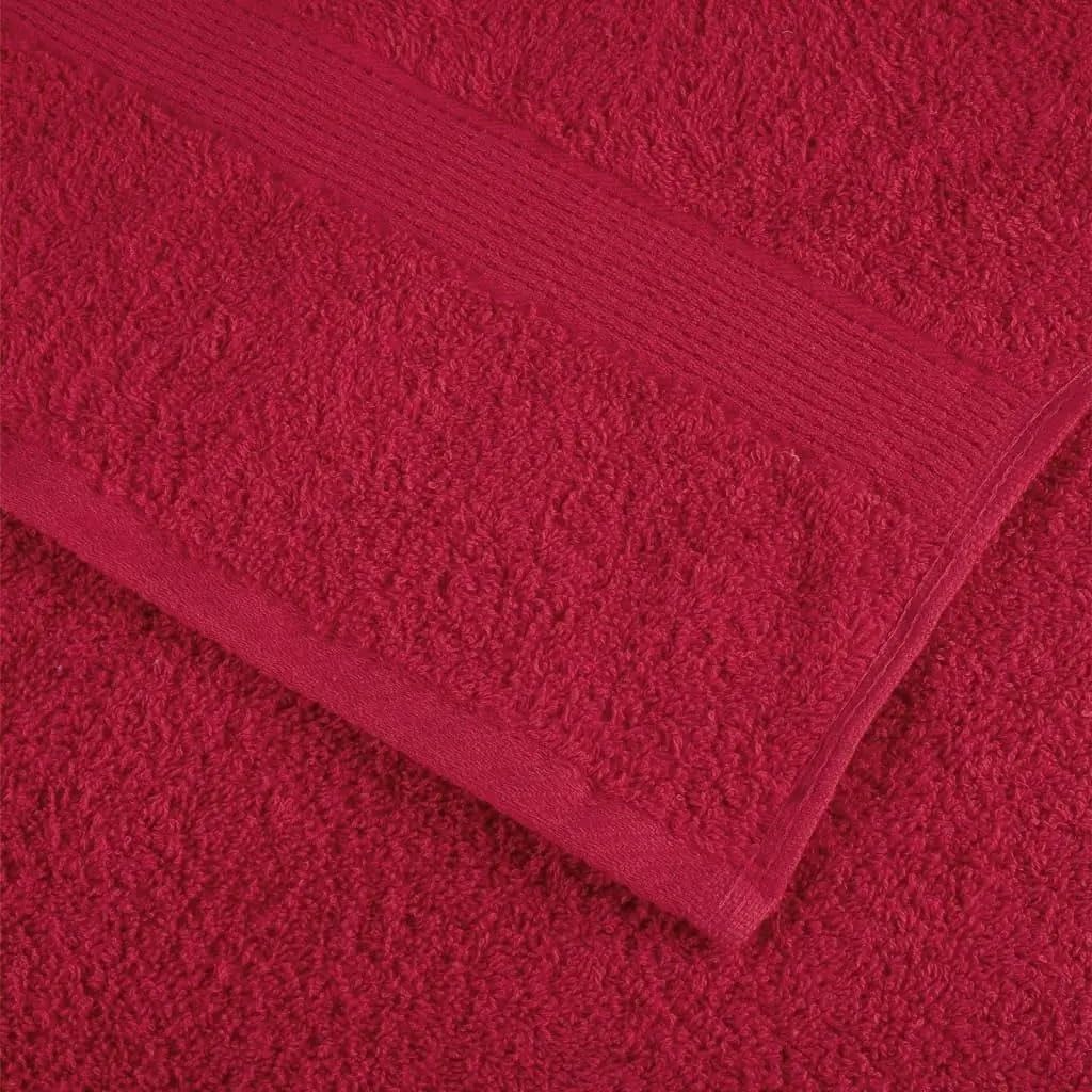 Genérico Toallas Baño Grandes,Bath Towels Juego de Toallas Rojas Premium (2 Unidades, extragrandes, 100 x 200 cm, 600 g/m²), Suaves y absorbentes