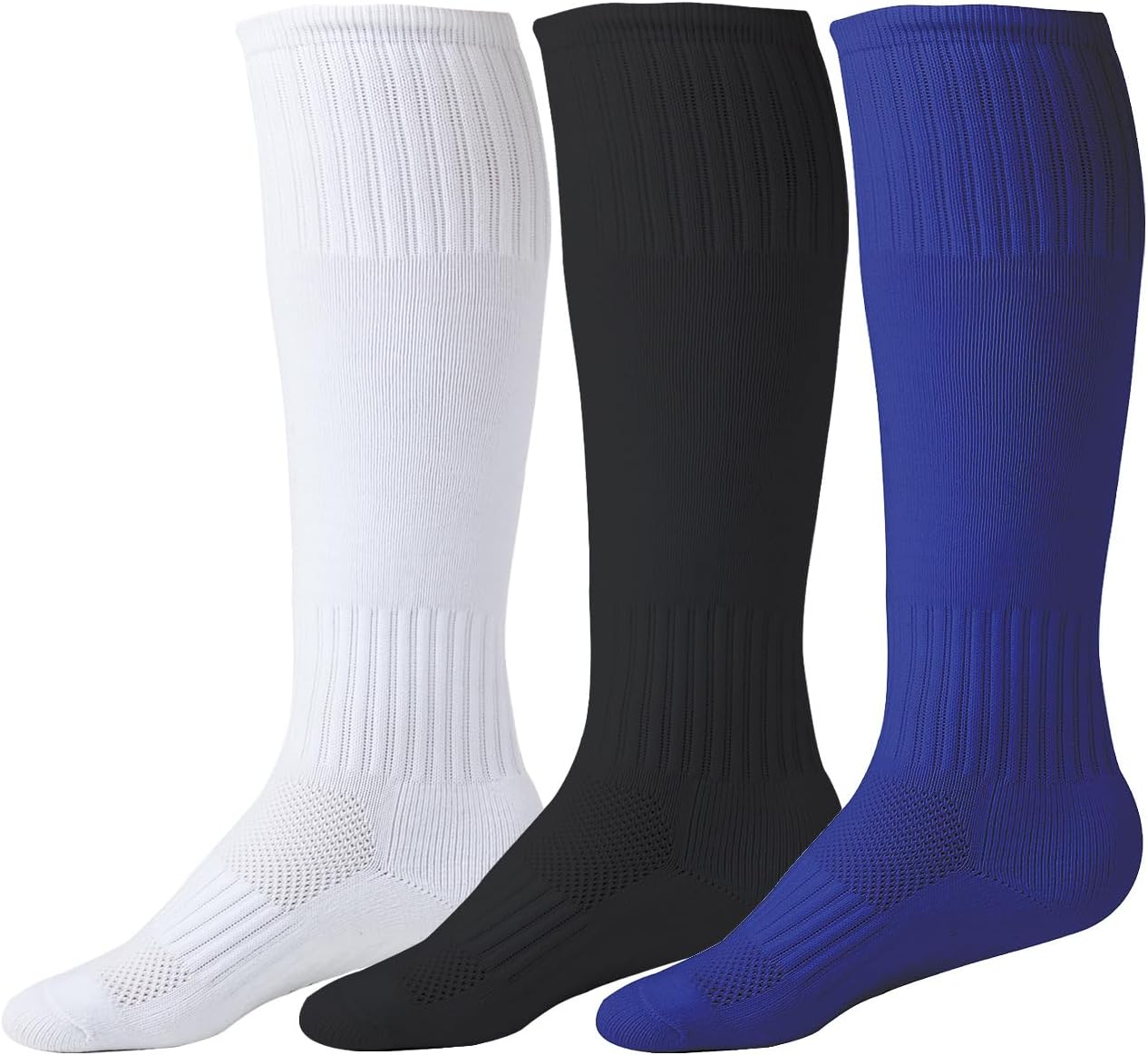EPEIUS Kids Soccer Socks Non Slip Knee High Socks Sport Grip Soccer Socks Softball Baseball for Youth Girls Boys