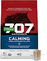 Vista 1 de Formula 707 Suplemento equino calmante bolsa de 5 libras - Alivio de la ansiedad y enfoque mejorado para caballos - L-triptófano, tiamina y magnesio