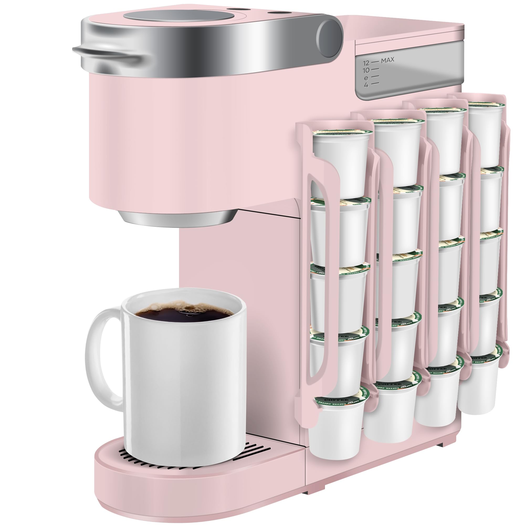 Porte-dosettes café Keurig mural support Kcup rose petit espace