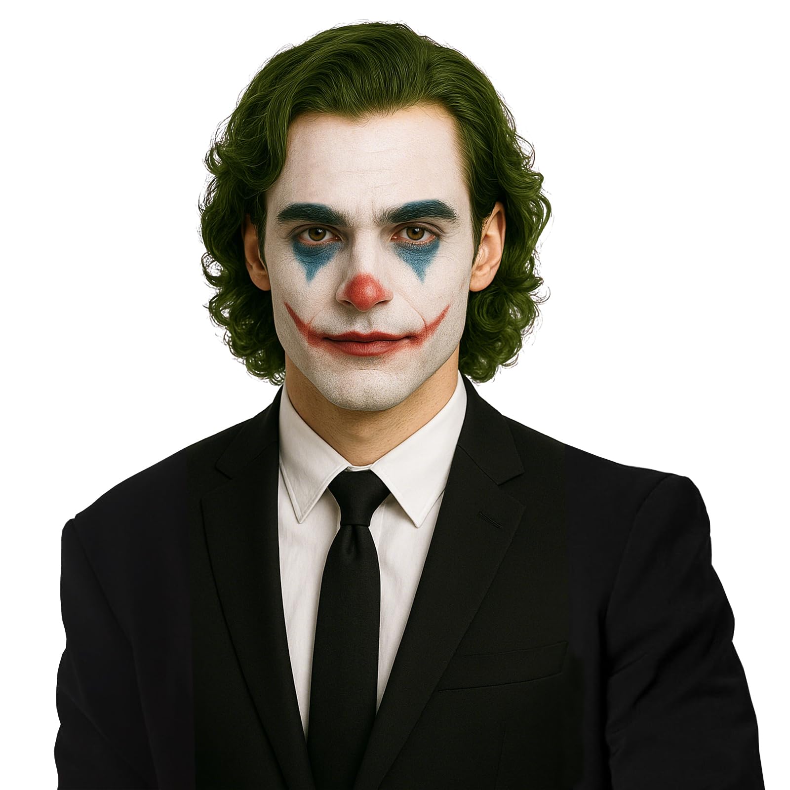 Clown Green Wig for Adults Men Women - Fancy Dress for Cosplay Parties & Halloween Costumes