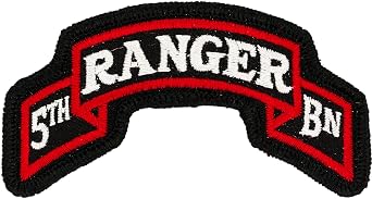 5th Ranger Battalion Tab Patch Full Color