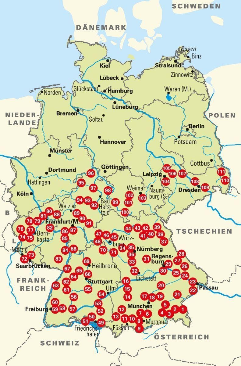 BVA Die 111 schönsten Radtouren in Deutschlands Süden: Bayern, Baden-Württemberg, Rheinland-Pfalz, Saarland, Hessen, Thüringen, Sachsen (BVA Sammelband, Band 226)
