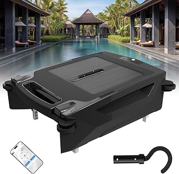 Automatic Pool Cleaning Robot with Brushless Motor and Smart Navigation for Efficient Wall and Waterline Maintenance