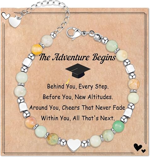 Wisedawn Graduation Gifts for Girls Her Women Kids Friends, Best Graduation Brac