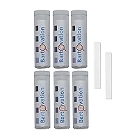 Vista 6 de Bartovation 100 tiras de papel para prueba de cloro, evaluación de la potencia desinfectante, 10 - 200 ppm