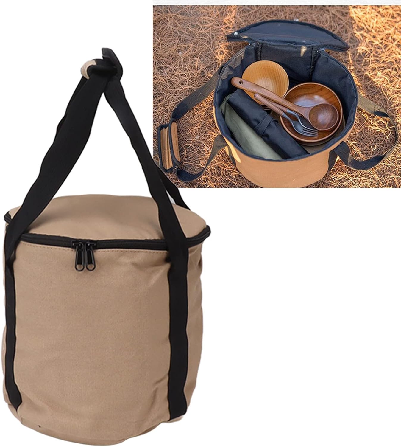 Camping Storage Bag, Camping Storage Bag with Large Capacity, Waterproof, Portable, for Outdoor Travel, for Camping Trips (S(15.2x8.8x3.1cm))