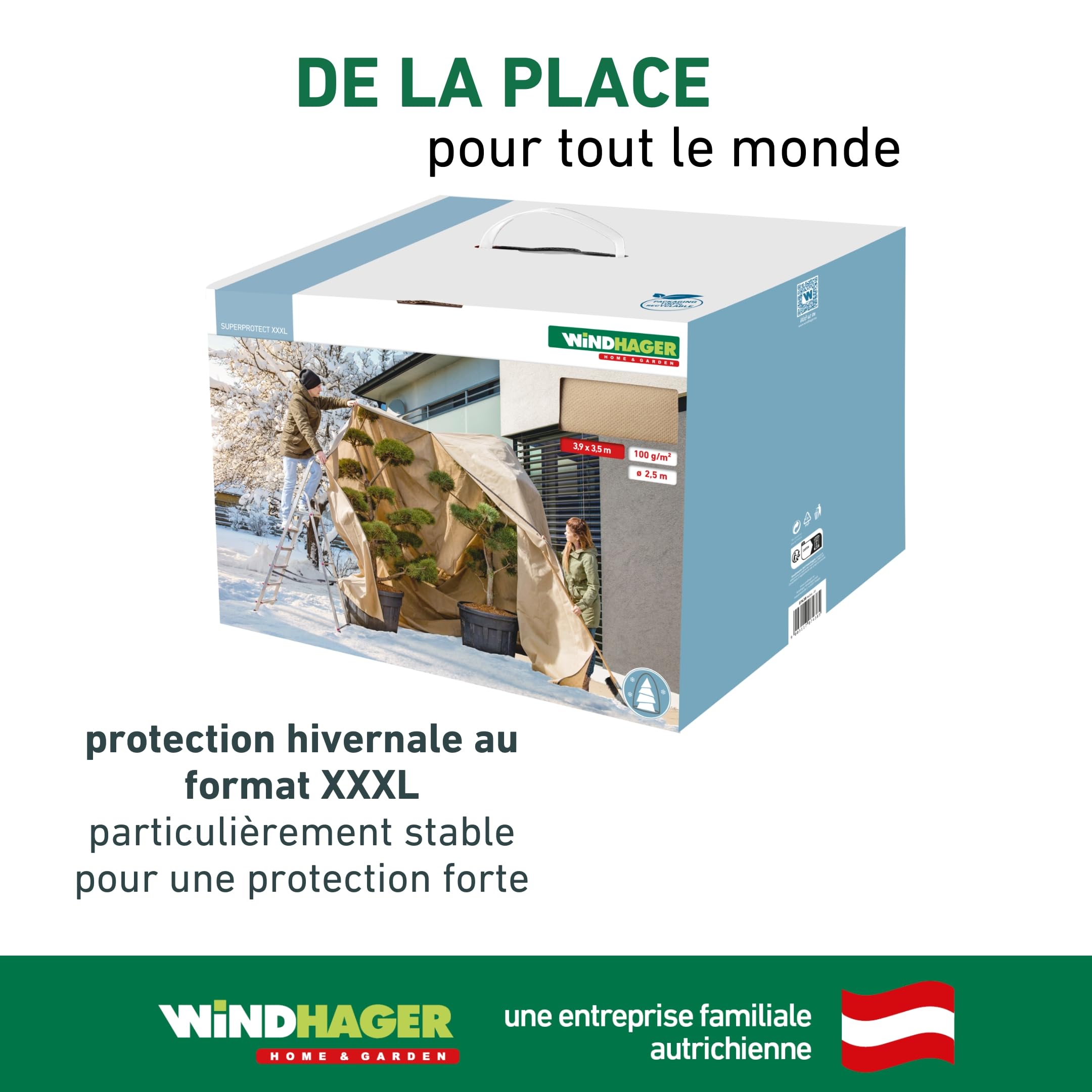 Bonnet d'hiver en non-tissé XXXL