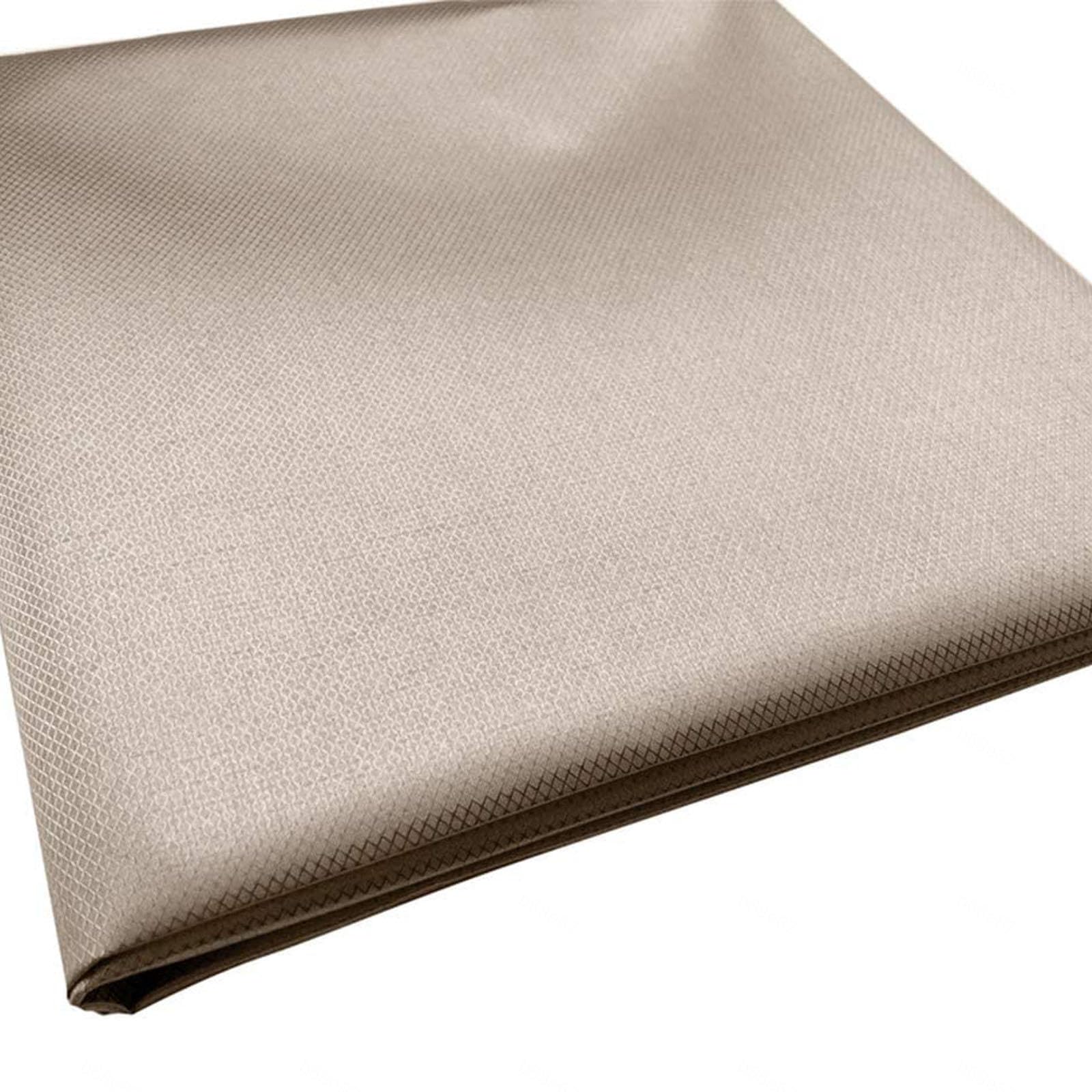 EMF Protection Fabric Faraday Fabric RFID Shielding Material Anti Radiation Blocking EMI Shielding Conductive Shields Signals Radiowave Microwave (5G,WiFi,Cell),silver-5x1.1m
