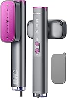 OGHom 1000W Travel Steamer & Iron 2-in-1: 30s Fast Heat-Up, 110-240V Global Voltage, Portable Wrinkle Remover for Clothes